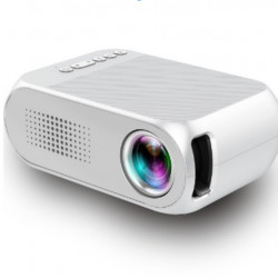 Портативний проектор Projector LED UTM YG-320 Вбудований динамік Silver