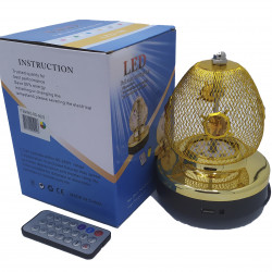 Лампа на постачанні сітка обертова RGB RHD-163 mp3+ду (RD-5022) (40)