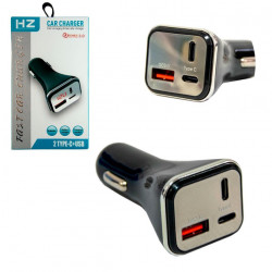 Адаптер в прикурювач Type c та USB HZ HC13 