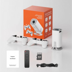 Смарт проектор з двома джойстиками, ігрова приставка S40 (Bluetooth, WiFi, 1280x600p) (12)