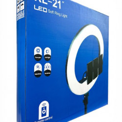 Кільцева LED лампа RL21 пульт (3кріплення для телефону 54см з живленням від 220V / ОРИГІНАЛ!! (6шт)