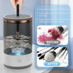 Автоматична щітка для чищення + Підставка для сушіння Electronic MakeUp Brush Cleaner / ART-5068