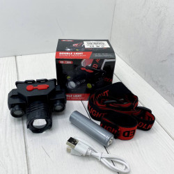 Налобний ліхтар BL 1805 COB XPE 18650 usb charge (240) упак.60шт.