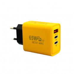 Адаптер USB та 2 TYPE C 65W (250)