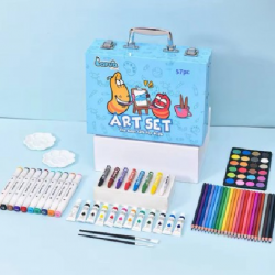 Кольорові олівці для малювання (Синій) Art Set, 57pc 