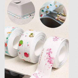 Водонепроникна клейка стрічка для ванної, кухні, душу Waterproof Tape з малюнком
