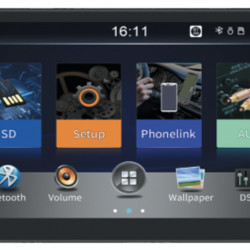 Автомагнітола 2Din з екраном 8   на Android Ram 2+ Storag 32 7023A (20)