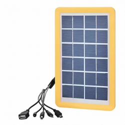 Зарядка із сонячною панеллю 5в1 6V 3W EP-0902