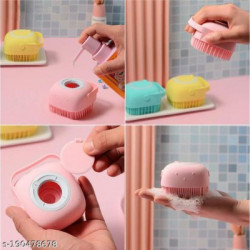 Силіконова щітка-мочалка Silicone Massage Bath Brush 