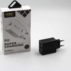 Адаптер Fast Charge 220v 18w PD 889 USB+type C (250)