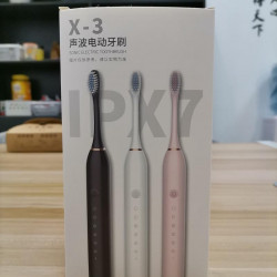 Електрична зубна щітка SONIC TOOTHBRUSH X-3, 6 режимів 4 насадки, звукова зубна щітка