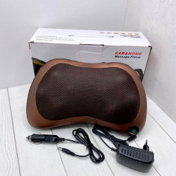 Масажер-подушка для шиї Massage pillow CHM-8028 (8 РОЛИКІВ обертання в обидва боки 360°) 