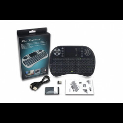 Бездротова клавіатура Mini Keyboard Backlit з тачпадом i8 