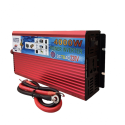 Потужність перетворювача напруги 4000 W 12V 220V Інвертор 4000W 12V 220V постійного струму до змінного струму