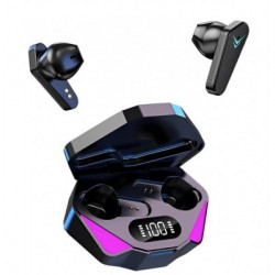 Бездротові навушники X15 з Bluetooth і RGB підсвічуванням, чорні (100)