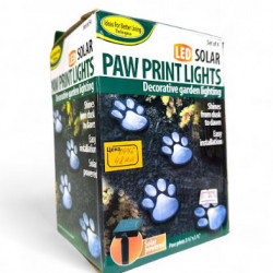 Світні сліди Paw Print Light на сонячній батареї / ART-0476