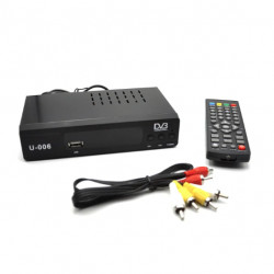 Тюнер DVB-T2 UNIQUE 006 METAL (40) в упак.40 шт.