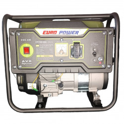Генератор бензиновий Europower EP2900DX (1,2-1,5KVA) (Ручний пуск) (Бак-6л) (Ніжки)