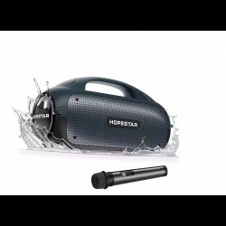 Колонка Hopestar A50 із мікрофоном потужна Bluetooth колонка 80 Вт із ручкою 