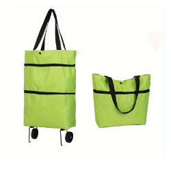 Складна сумка Зелений Trolley Bag / ART-5123 (50шт) Зелений Trolley Bag / ART-5123 (50шт)