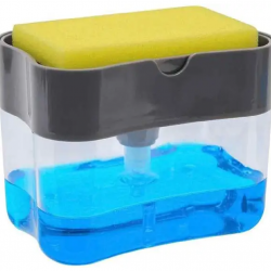 Натискний дозатор диспенсер для мийного засобу з місцем для губки Sponge Caddy (100)