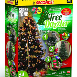 Новорічне світло для ялинки Star Shower Dazzle Tree РГБ 64ламп (Прикраса всієї ялинки відразу!) (24шт)