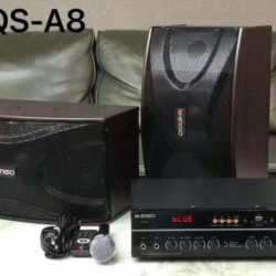Кароке Система Колонка KIMISO QS-A8 BT (з дротовим мікрофоном) (6.5 BASS / 1000W) (1шт)