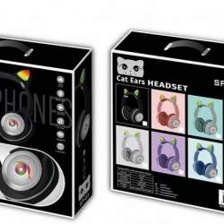 Навушники бездротові накладні вушка LED SP 23 