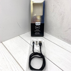 Шнур для моб. magneti 3 in1 micro\lightning\type-c магнітний круглий M3 (250) в уп. 25шт.