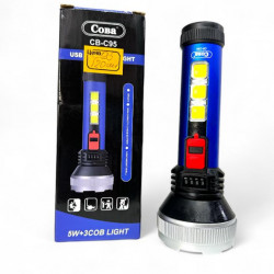 ліхтарик з бічним підсвічуванням COBA CB C95 COB (мікро USB) 