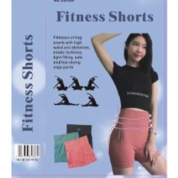 Фітнес шорти Fitnes Shorts (SEK-888) (універсал) (Чорний) 