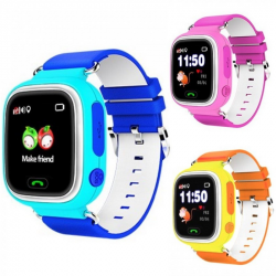 Дитячий наручний годинник Smart Q80 SIM/GPS (РОЗОВИЙ) 