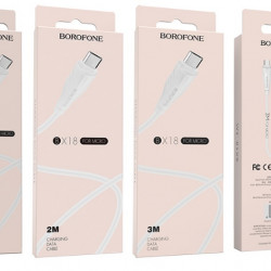 Кабель Micro BOROFONE BX18 (L=1M) (Білий) (розпакований) (648шт)