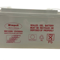 Акумулятор WX 12200 гелевий 12V200ah 1шт.