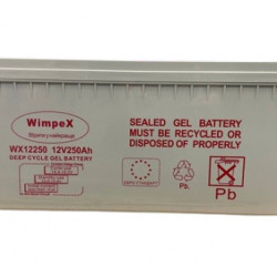 Акумулятор WX 12250 гелевий 12V250 1шт.