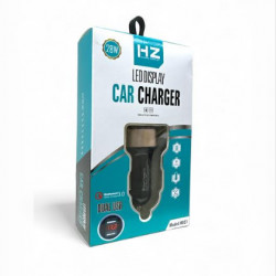 Заряджання Адаптер CAR USB HQC1 (Вольтметр-3.0 Qualcom 28W) HZ Global Supplier