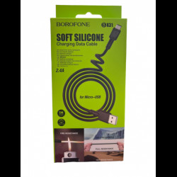 Кабель BOROFONE BX31 2.4A SOFT SILICONE MICRO 