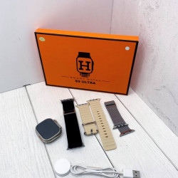 Наручное время Smart Watch S9 ULTRA (3 ремешка) [24ск] (100)