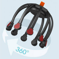 Масажер для голови з вбудованим акумулятором Octopus Massager (40)