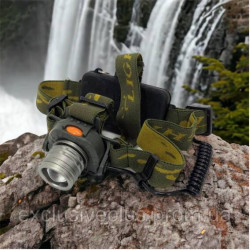 Налобний ліхтар тактичний Bailong BL 1505\602B SENSOR з датчиком руху BKA