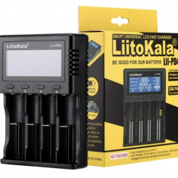 Універсальний зарядний пристрій LiitoKala Lii PD4 AA, AAA, 18650, 26650, 21700 Li-Ion c LCD
