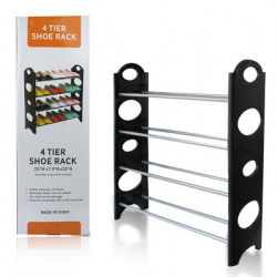 Полиця для взуття Shoe Rack 4 полиці, 12 пар 