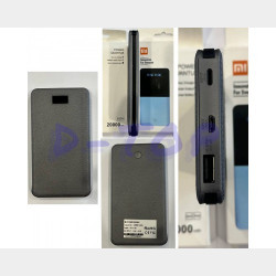 №004 Power Bank Mi 20000 mAh/ 2 Usb/ 1 Type-C/ 2 Micro-USB/ 1 Lightning 