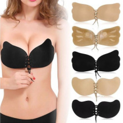 Невидимий бюстгалтер Invisible Bra на шнурочках 
