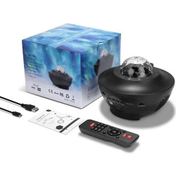 Ночник проектор зоряного неба Star Projector Light RGB / ART5037 (Новорічний світ) 