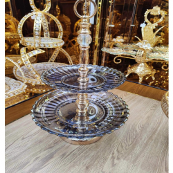 Піднос для фруктів та солодощів (2 яруси) Fruit tray 1603 