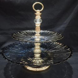 Піднос для фруктів та солодощів (2 яруси) Fruit tray 1606 