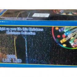 Однотонна гірлянда штора 3х2м, 220в, 200 LED 