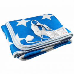 Електропростирадло з сумкою electric blanket150*170 зірка на синьому фоні (18)