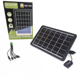 Портативна сонячна панель GDSUPER GD-100 8W 